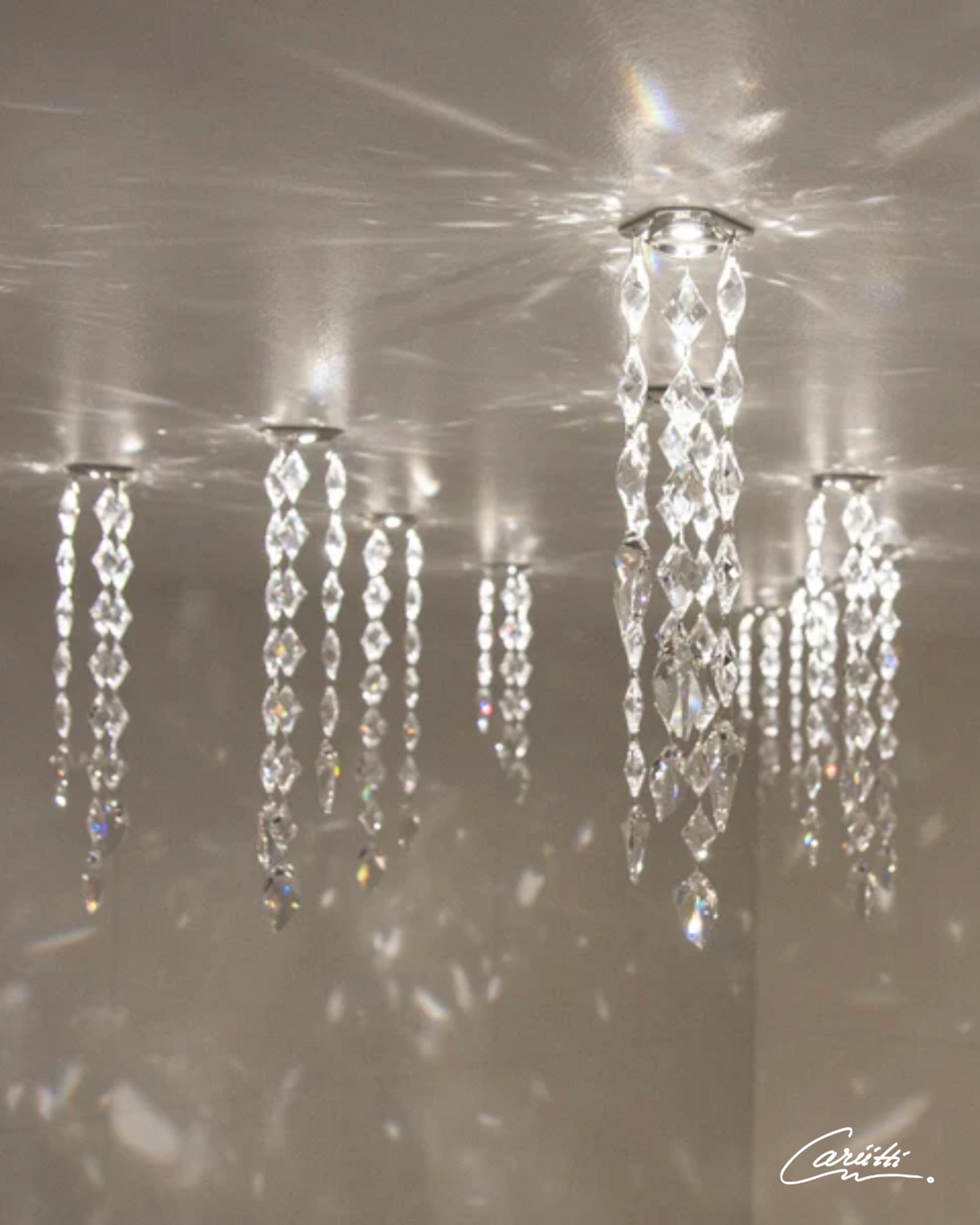 Ljusarmatur för badrumstak Cariitti Sade