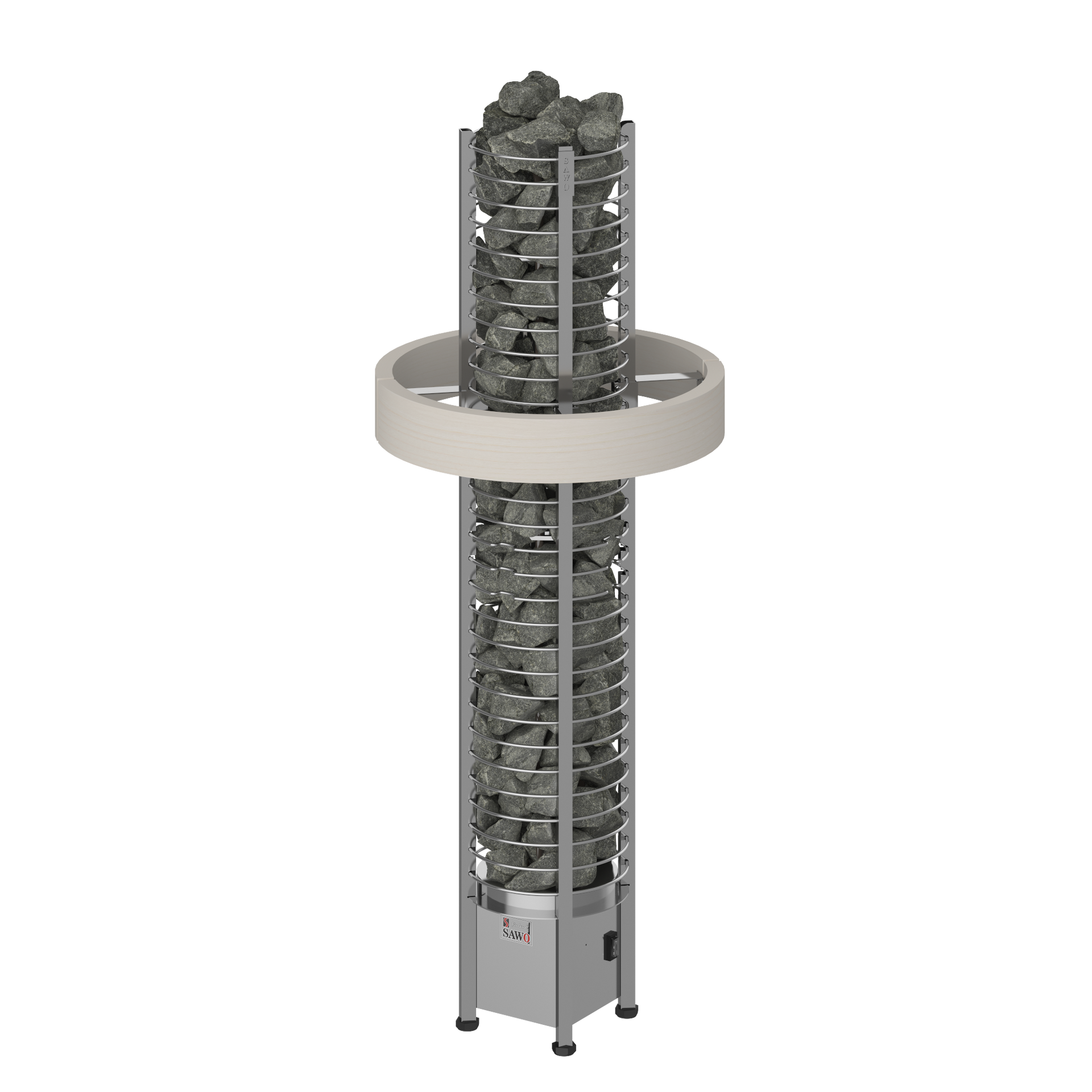 Värmevakt SAWO Runda torn av trä