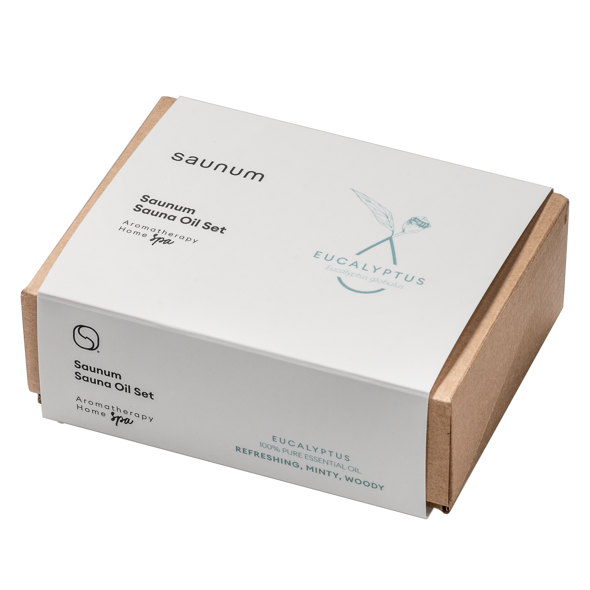 Aromaolja-set för bastu Saunum 10 ml inklusive skål och pipett